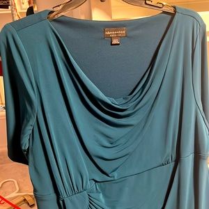 Connected Dark green dress